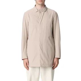 People Of Shibuya Beige Recycled Polyester Men Jacket