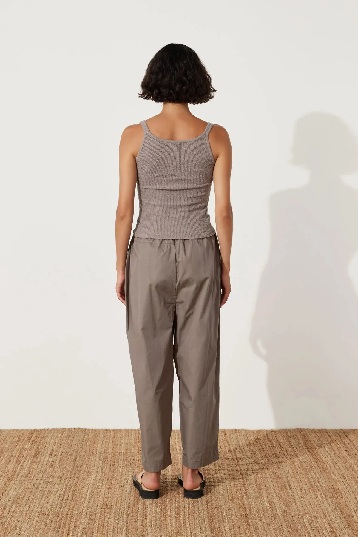 Pewter Rib Knit Tank