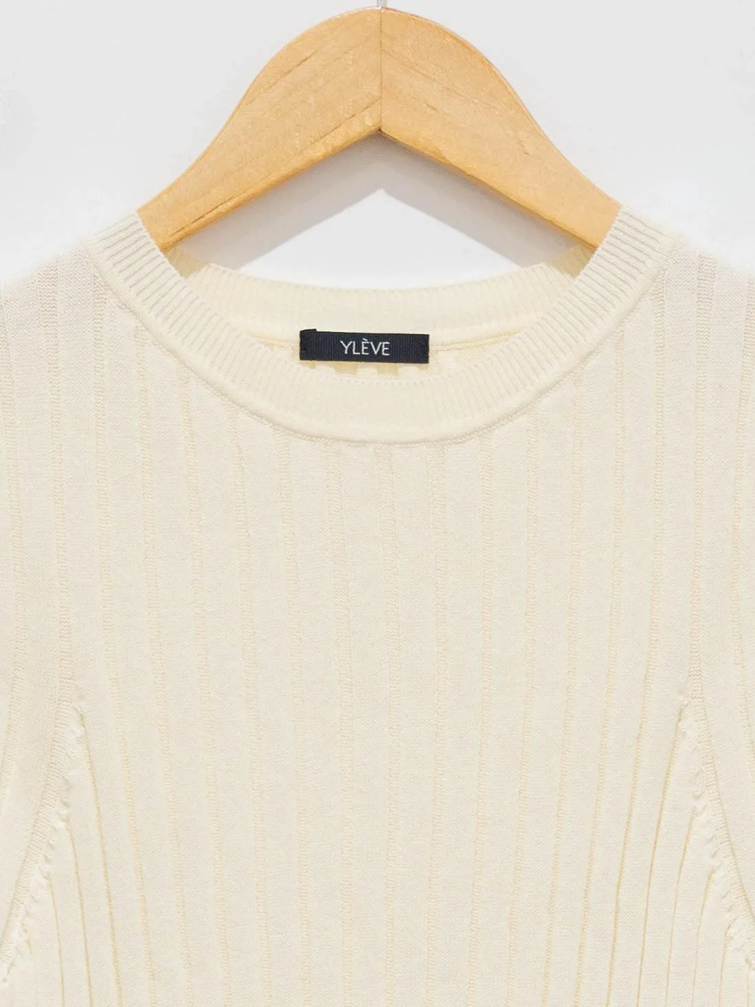 Pima Cotton Rib Knit - Latte