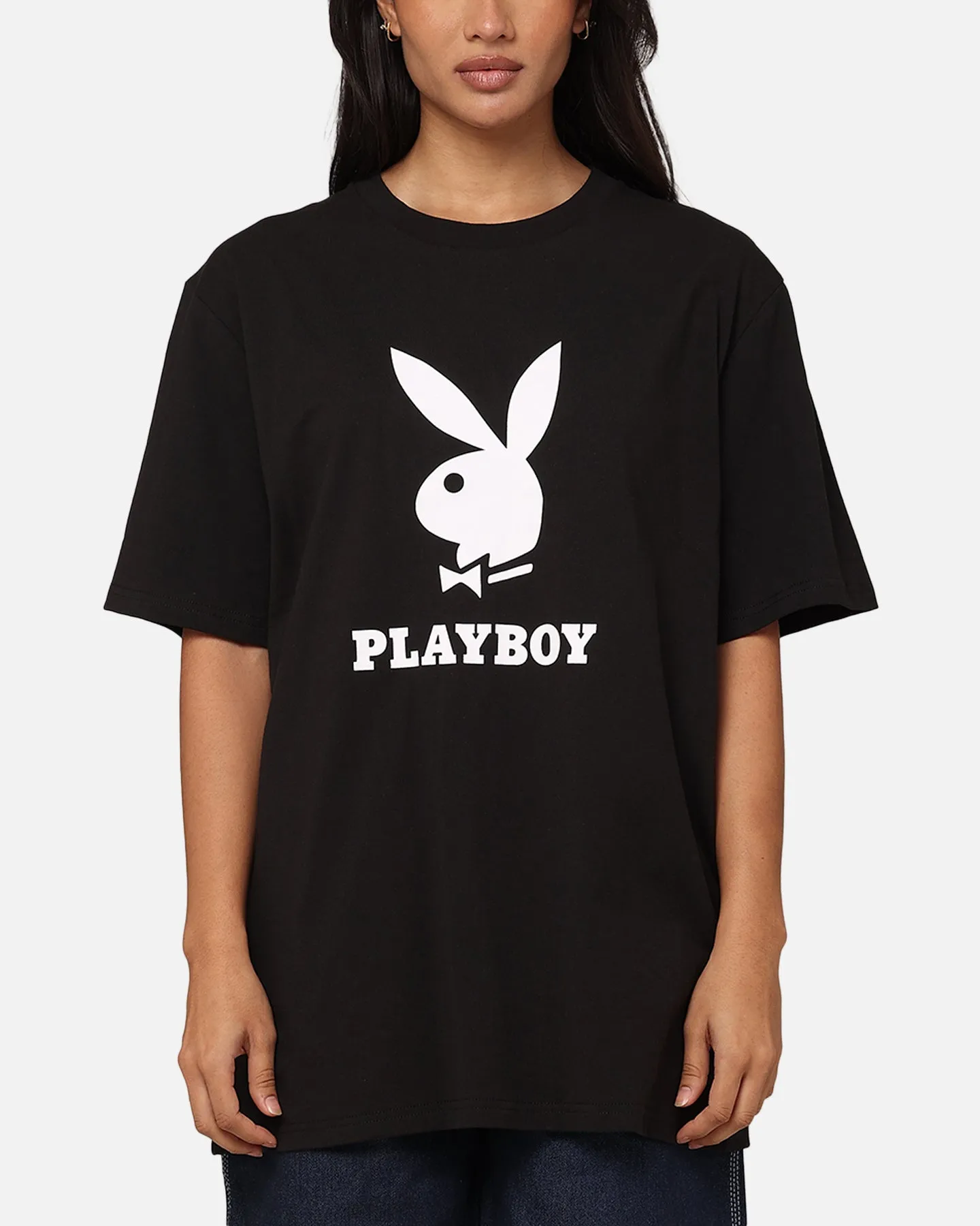 Playboy Playboy Lockup T-Shirt Black