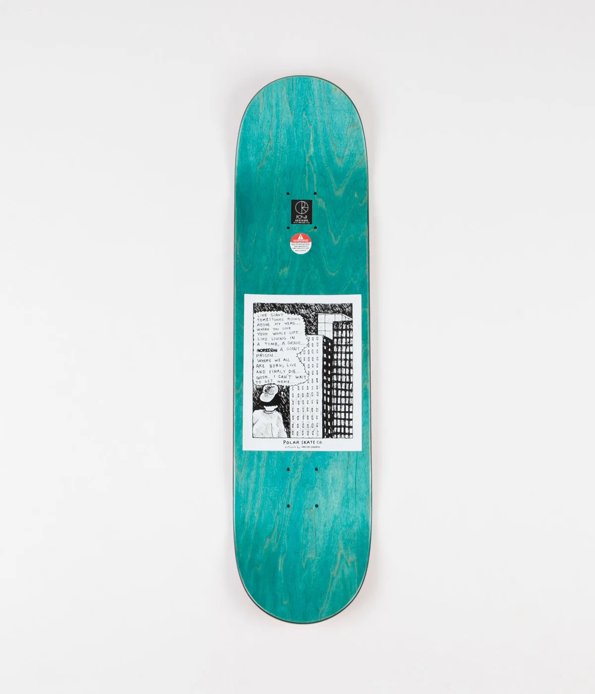 Polar Aaron Herrington Spilled Milk Deck - Red - 8"