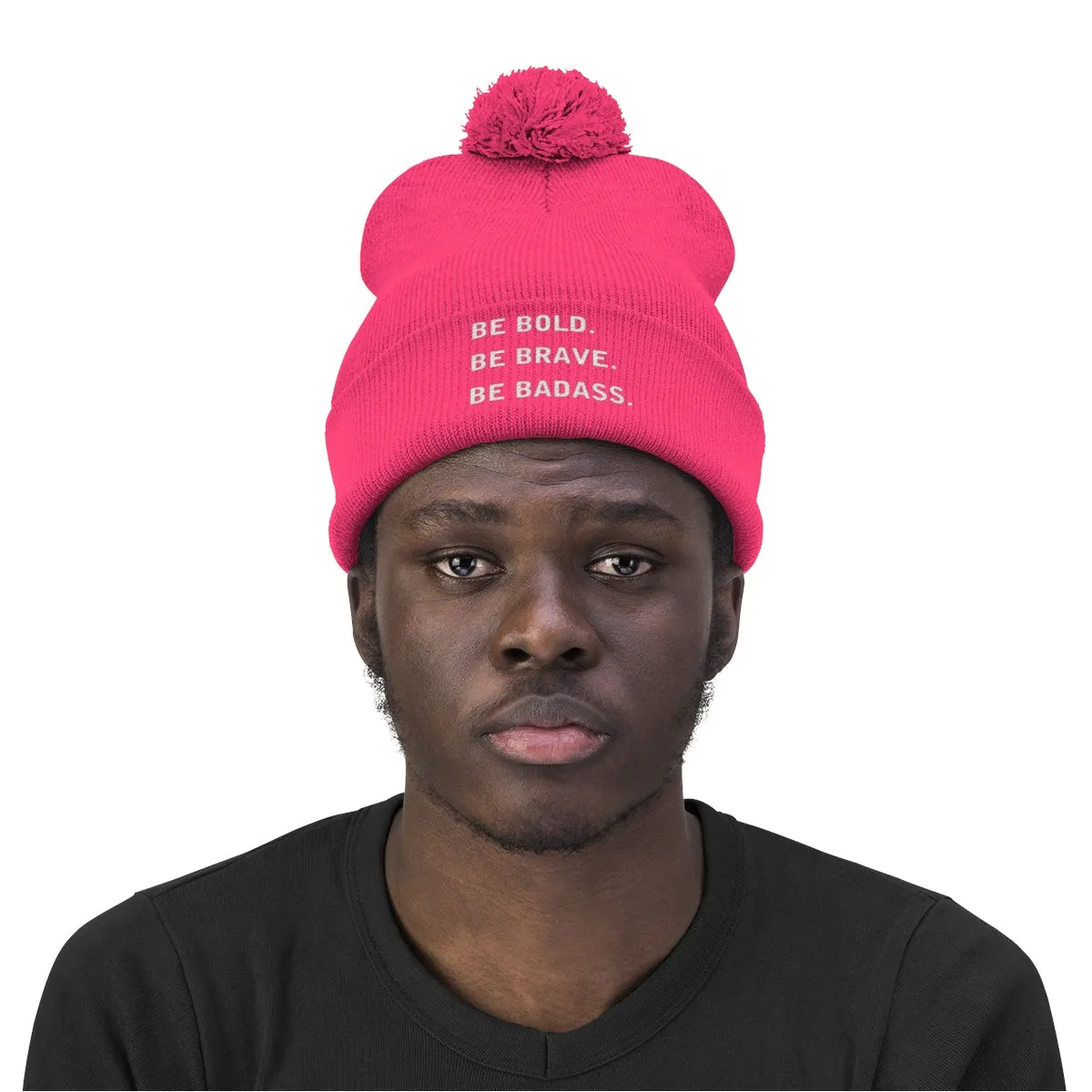 Pom Pom Statement Beanie
