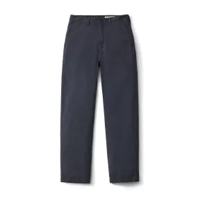 POTTERY Garment Washed Pants (Straight Fit) - Dark Navy