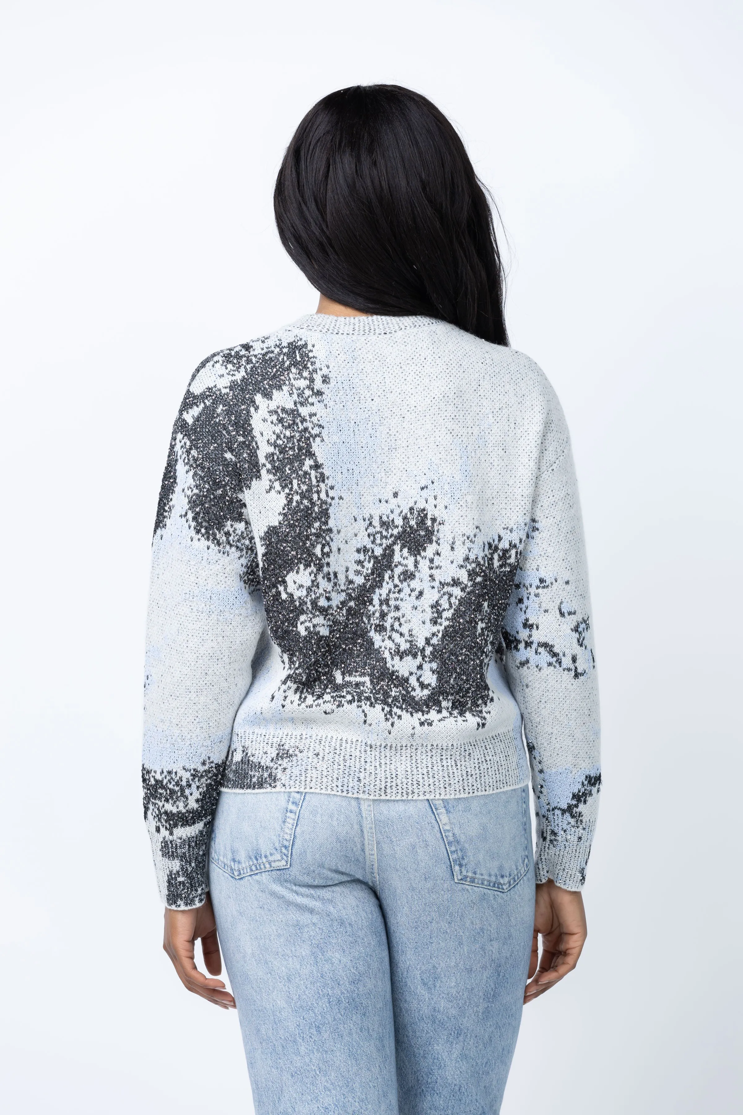 Rag & Bone Estelle Crew in Ivory Multi