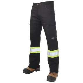 Relaxed Fit Flex Twill Safety Cargo Pant By Tough Duck - Style SP03