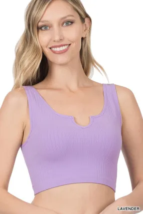 Ribbed Seamless Crop Top