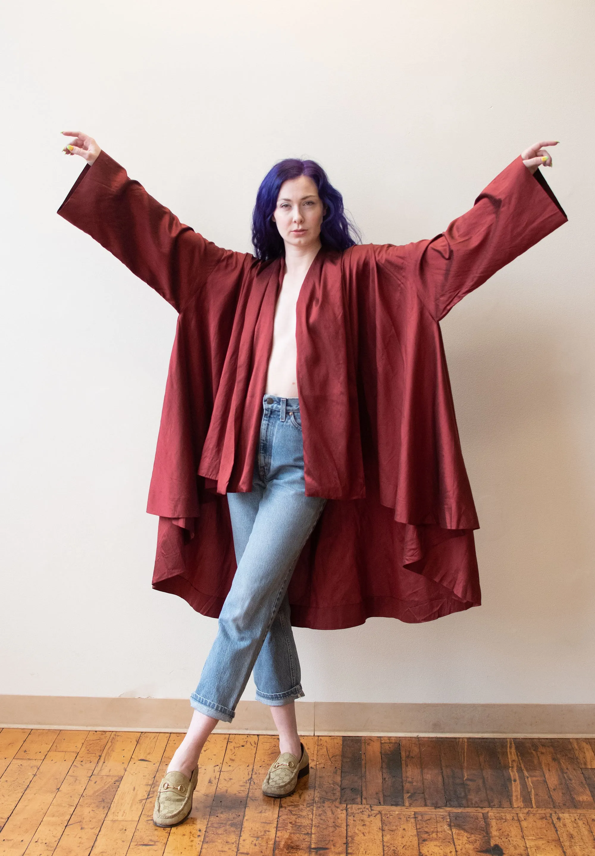 Romeo Gigli Silk Evening Coat  | A Virtual Affair