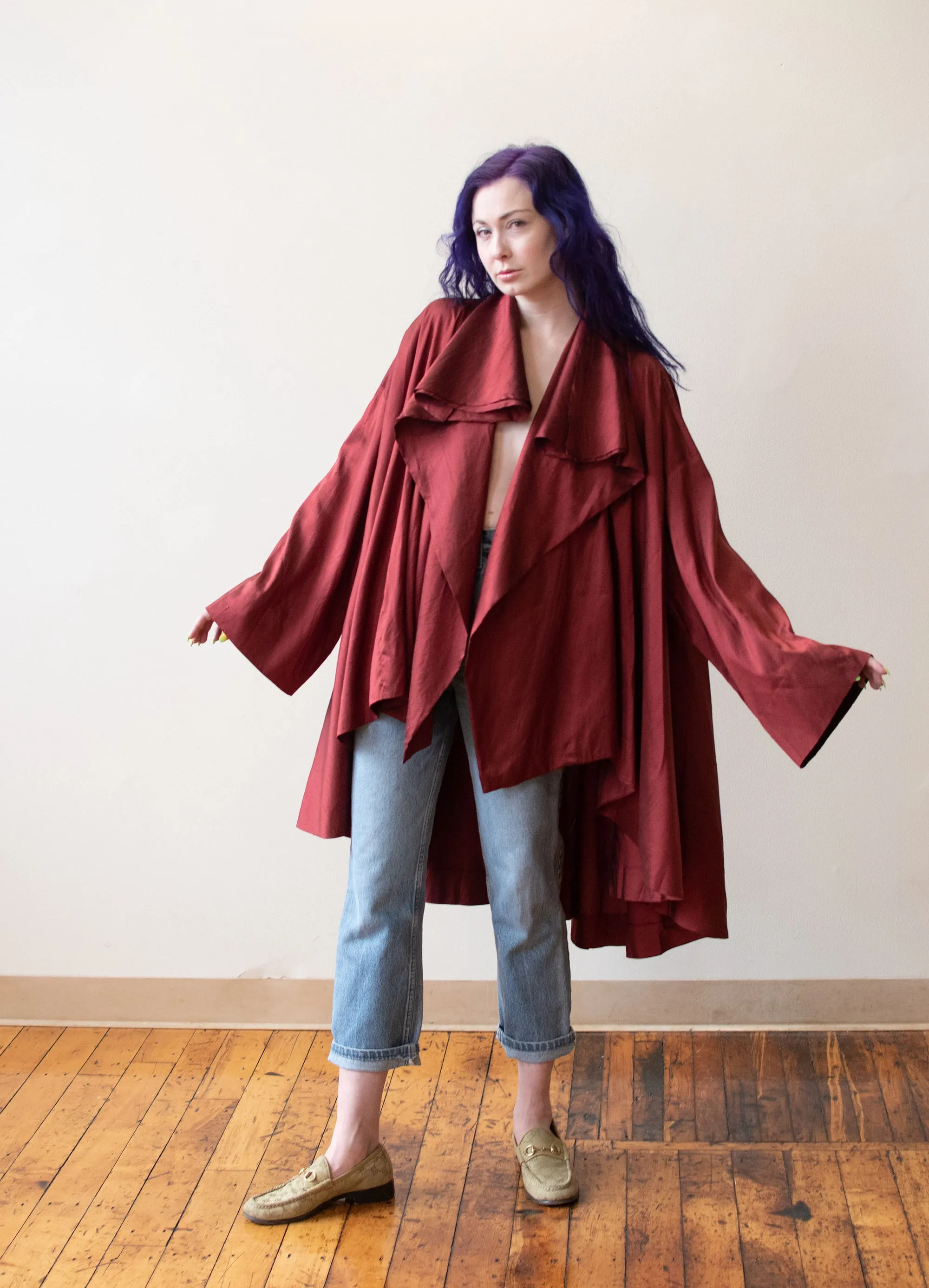 Romeo Gigli Silk Evening Coat  | A Virtual Affair