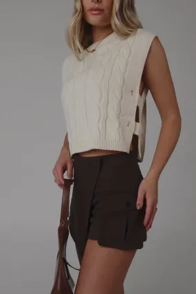 Savannah Sleeveless Knit Sweater