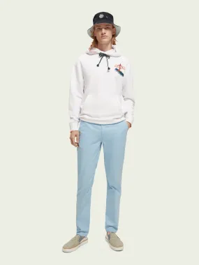 Scotch and Soda Mens Mott Super-Slim Chino in Sea Blue - FINAL SALE