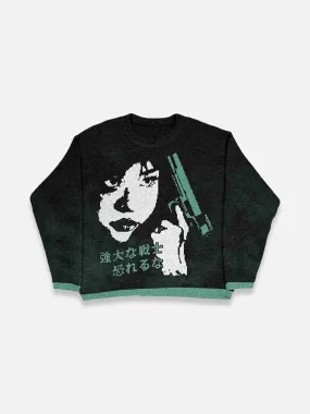 SECRET AGENT KNIT SWEATER