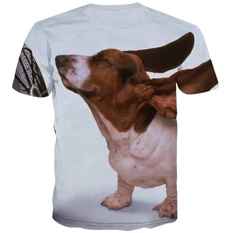 shirts dog tee top Puppy Cute animal art costume Cool male big Smart dogs