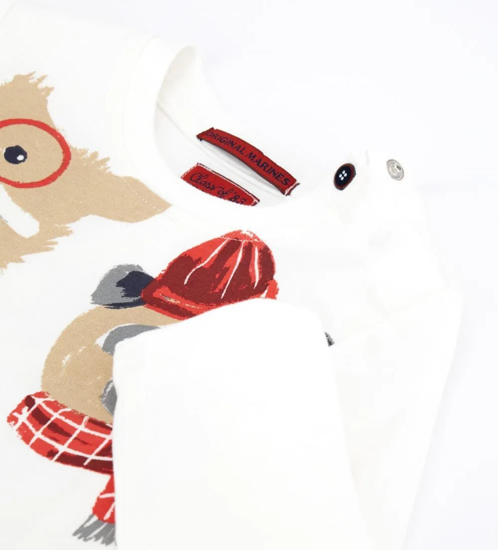 SNUG PUPPY SNOW LONG-SLEEVE TEE