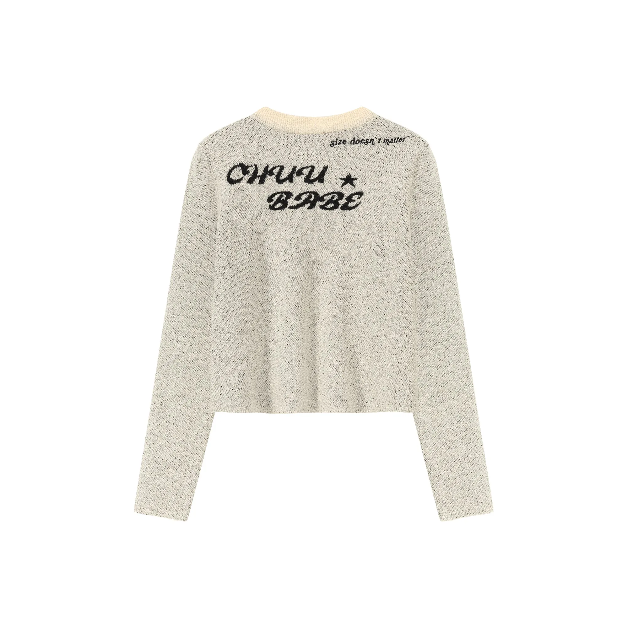 Star Crop Knit Top