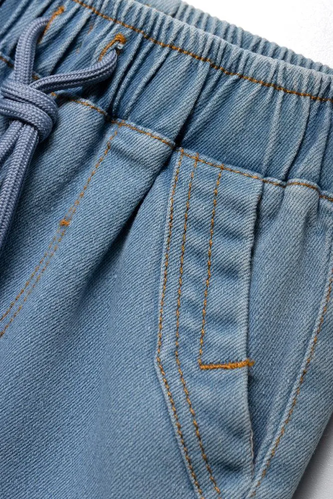 Styled Denim Jogger With Cargo Pockets Light Wash