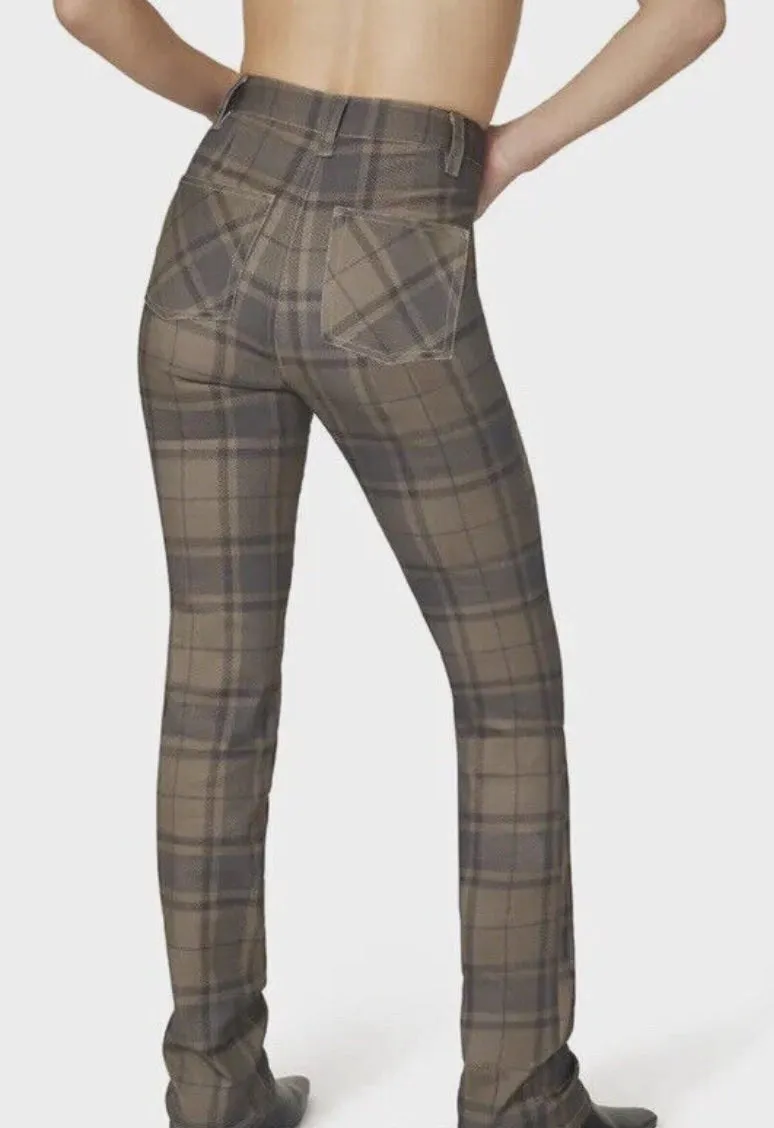 The Icon Jean in Cool Plaid