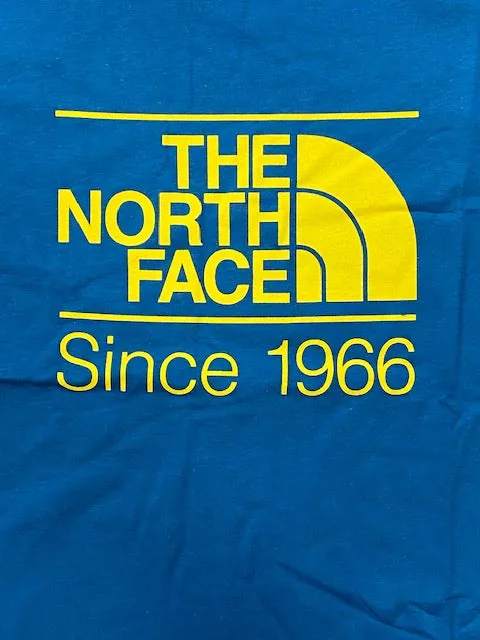 The North Face maglietta manica corta da uomo Foundation Graphic NF0A55EFM191 blu chiaro