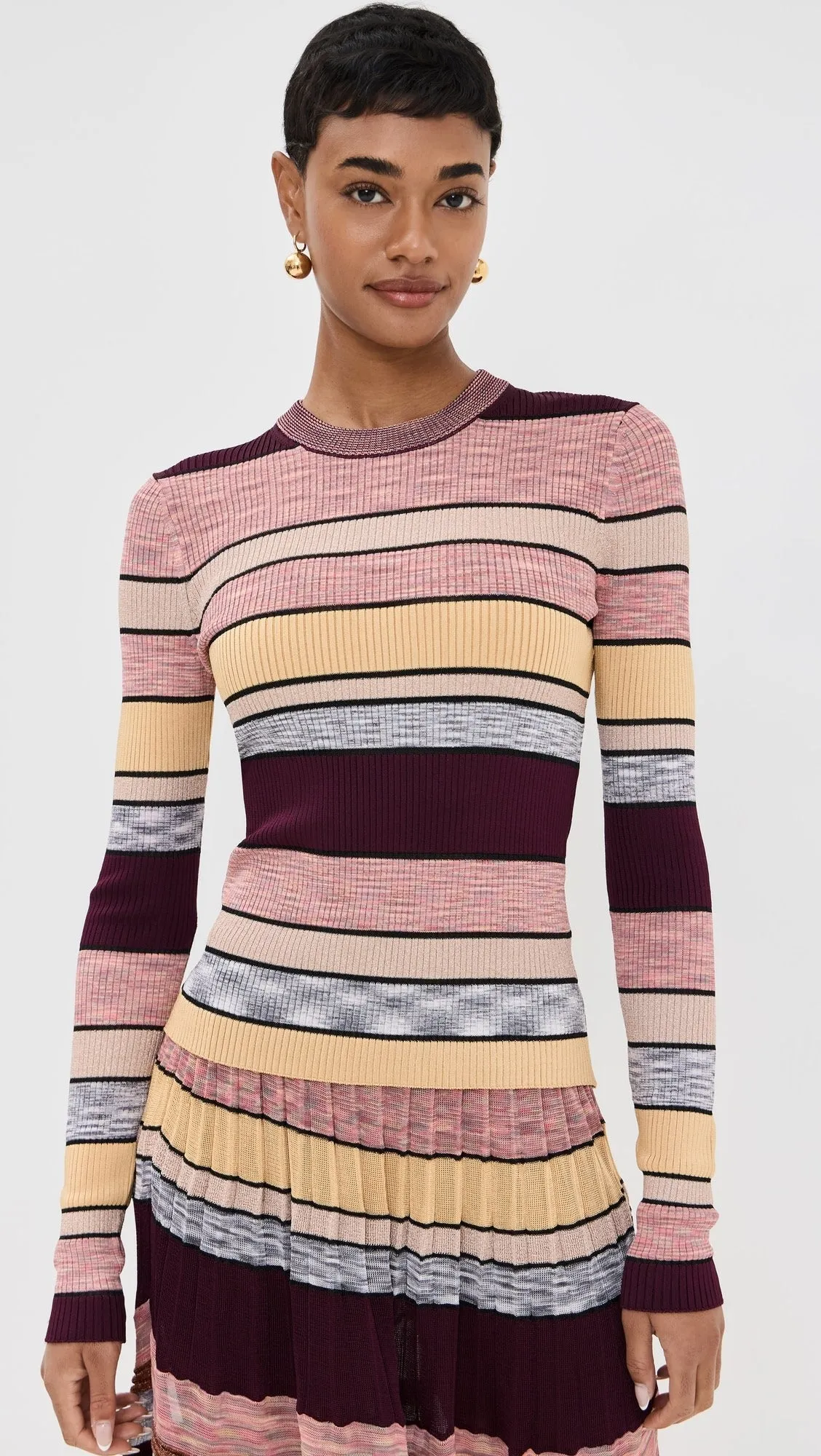 Ul0701 Denia Top - Sundown Stripe