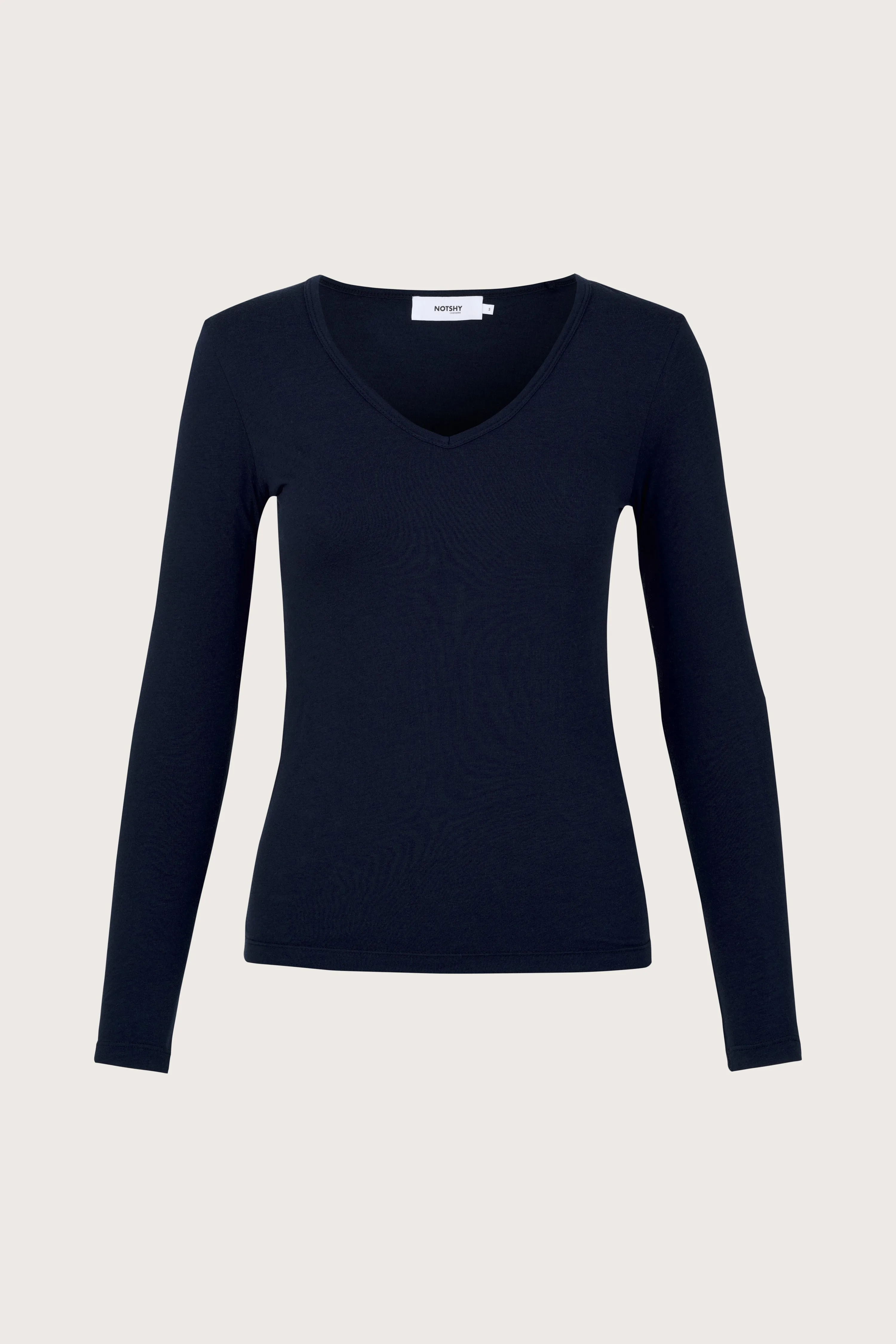 Vanda LS V-Neck Tee Marine