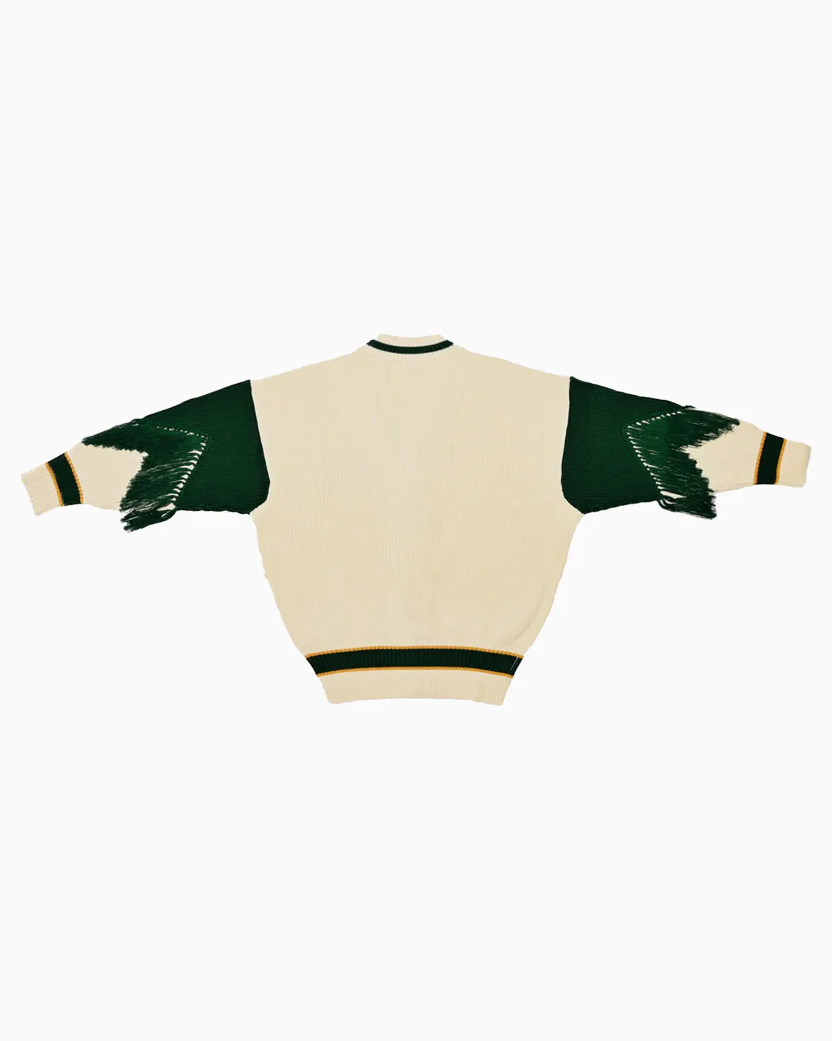 Varsity Cardigan Emerald Green