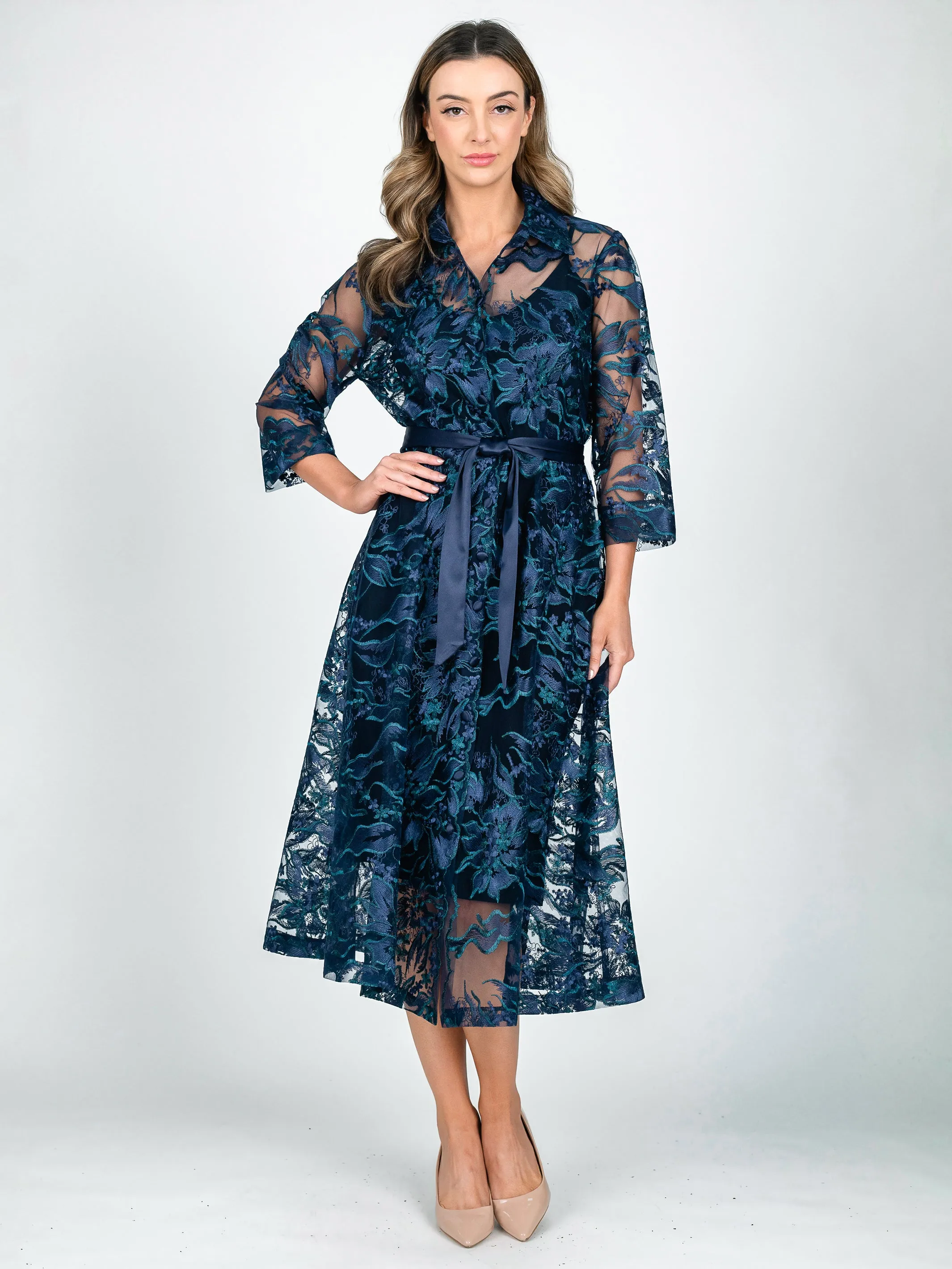 VENEZIA A-Line Evening Coat Dress
