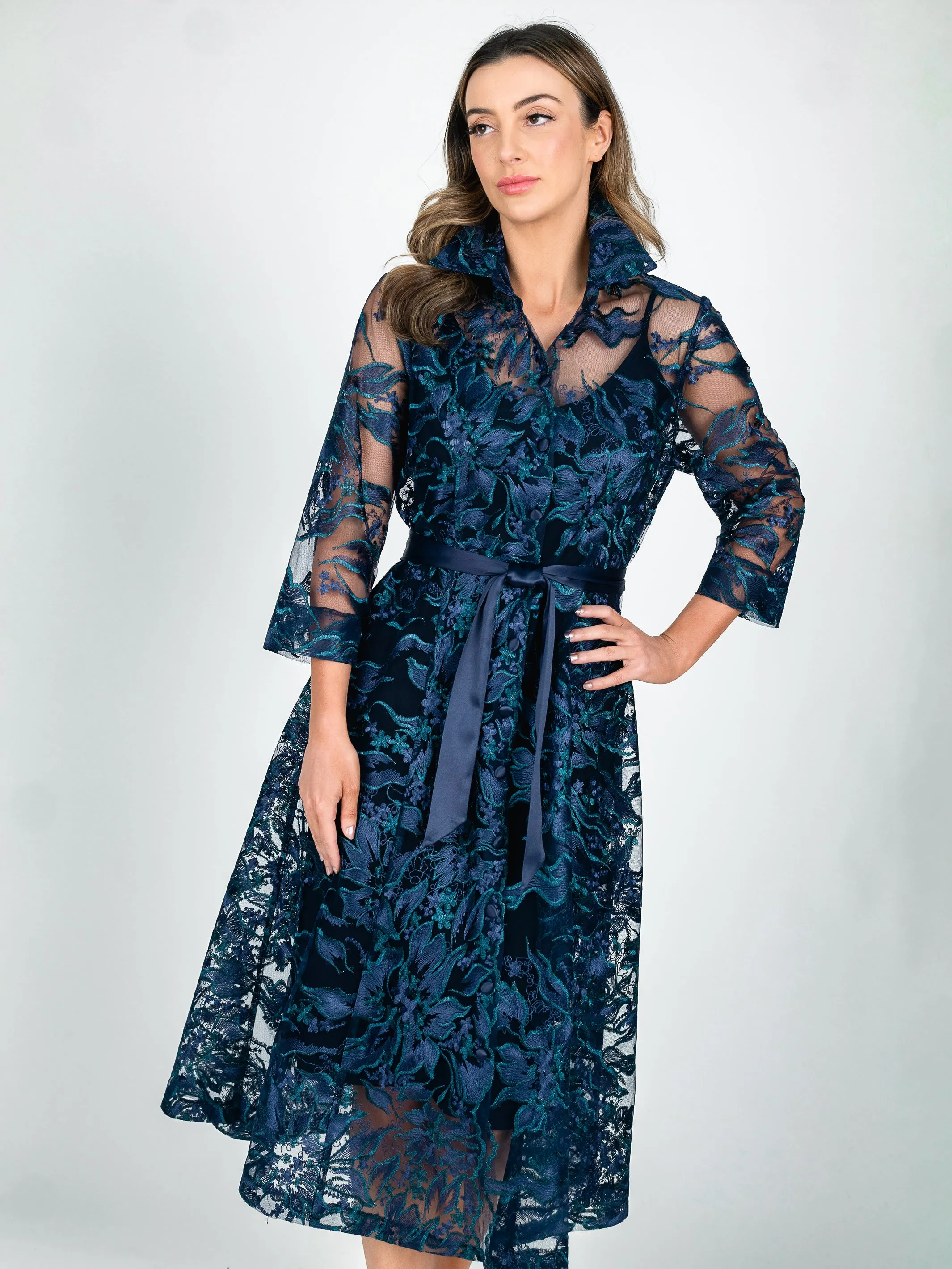 VENEZIA A-Line Evening Coat Dress