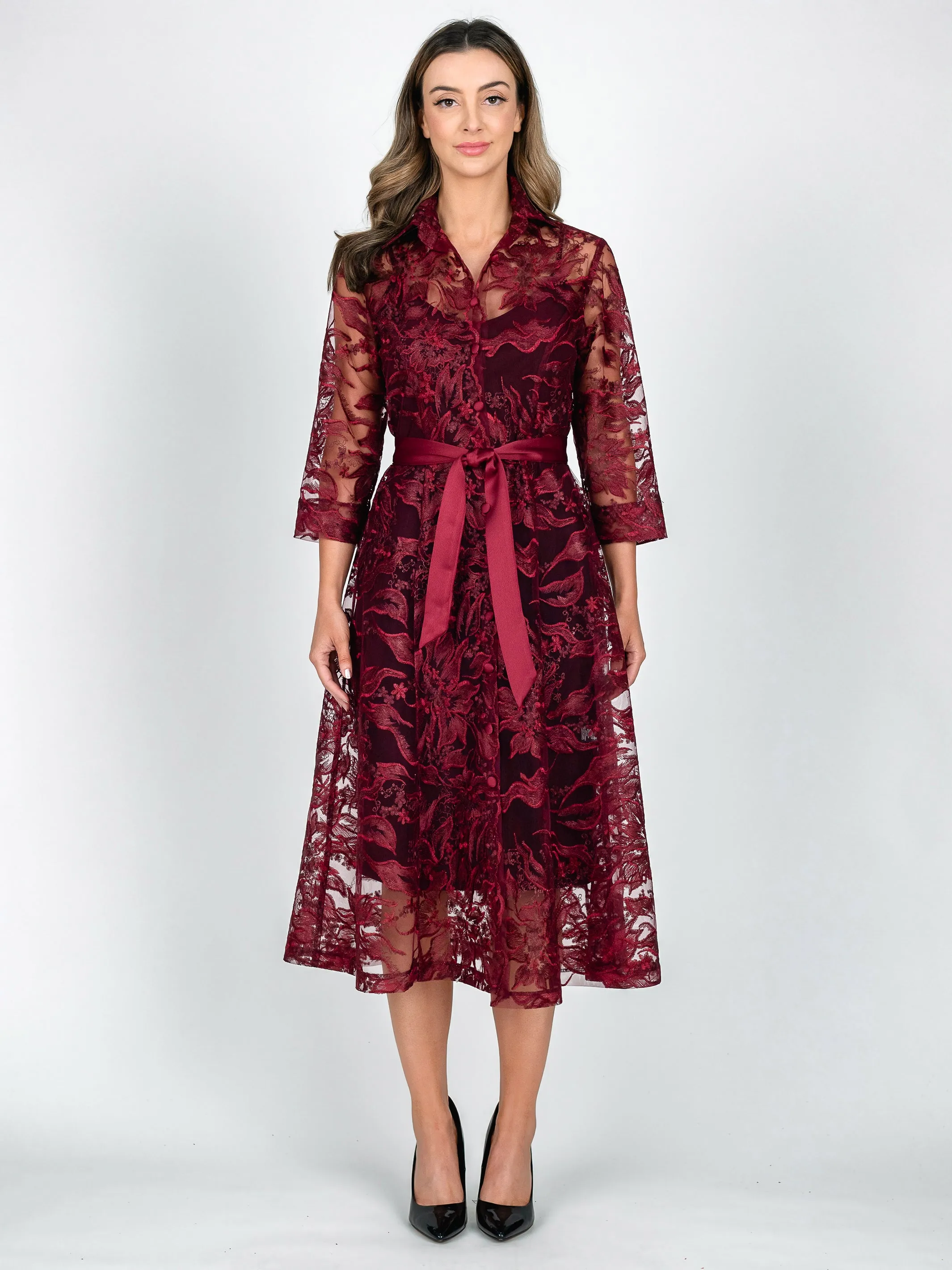 VENEZIA A-Line Evening Coat Dress