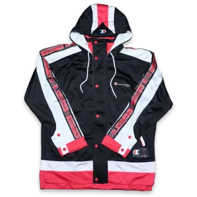 Vintage Champion Hooded Track Jacket Medium