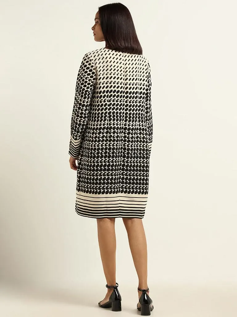 Wardrobe Beige Printed Dress