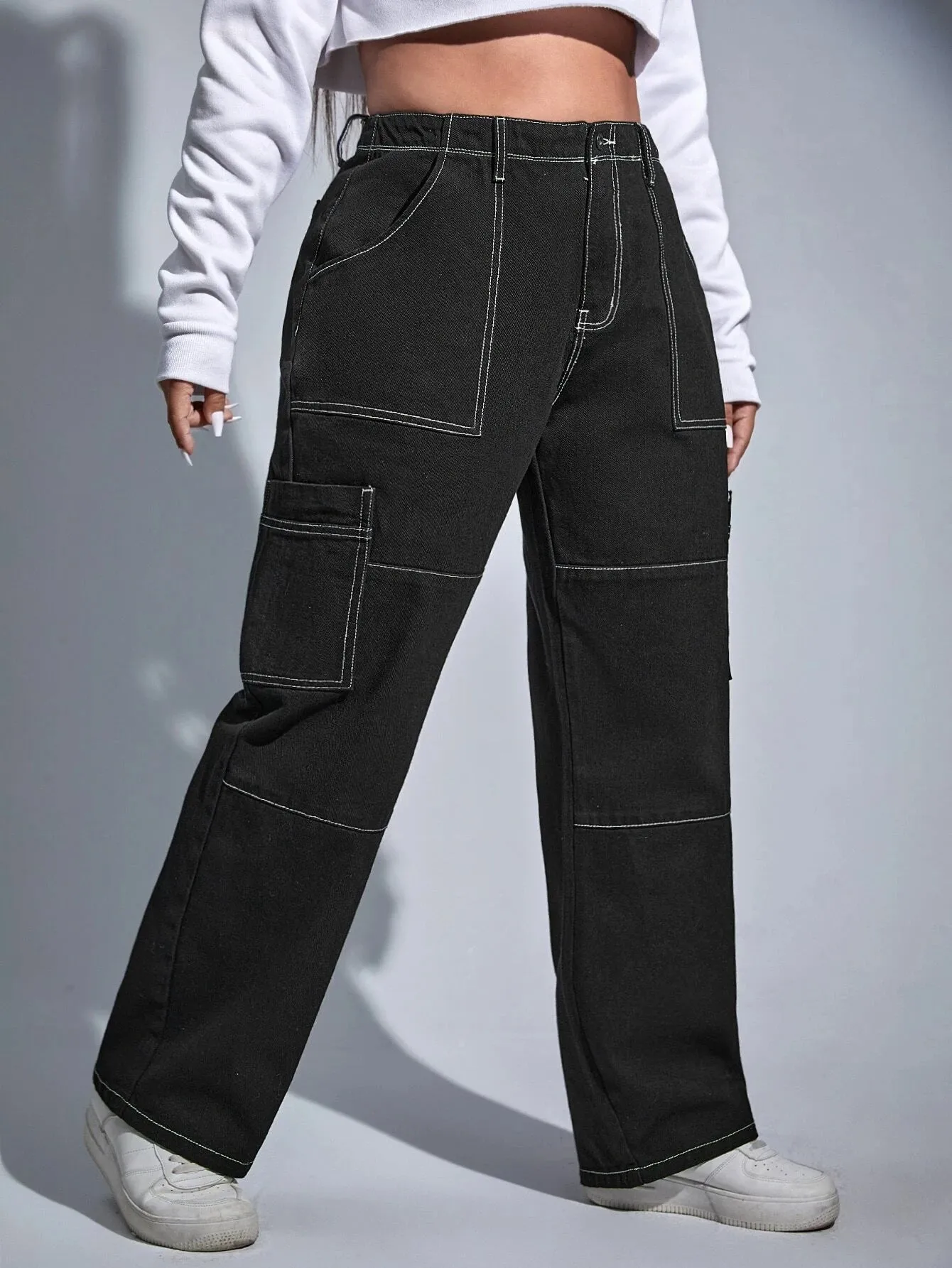 Wide Denim Jeans