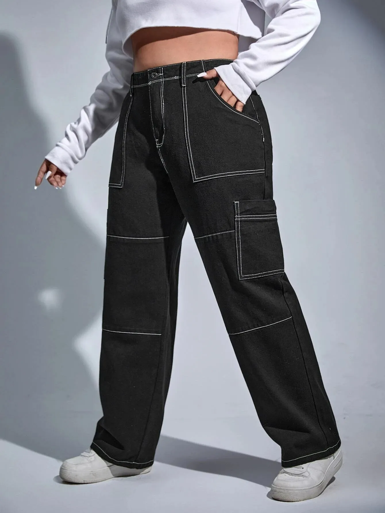 Wide Denim Jeans