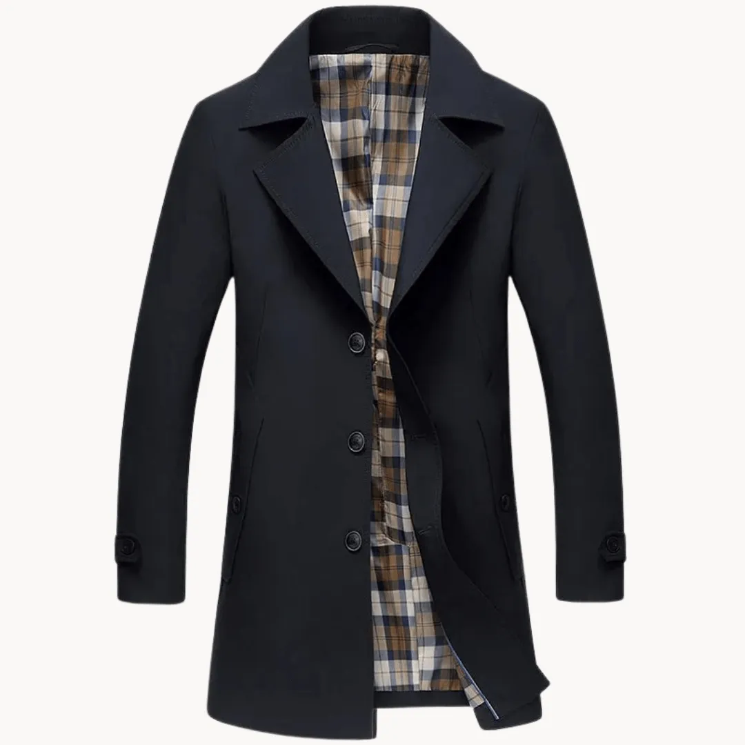 Women's Polyester Trench Coat for All Seasons