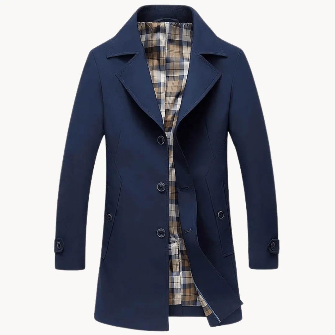 Women's Polyester Trench Coat for All Seasons