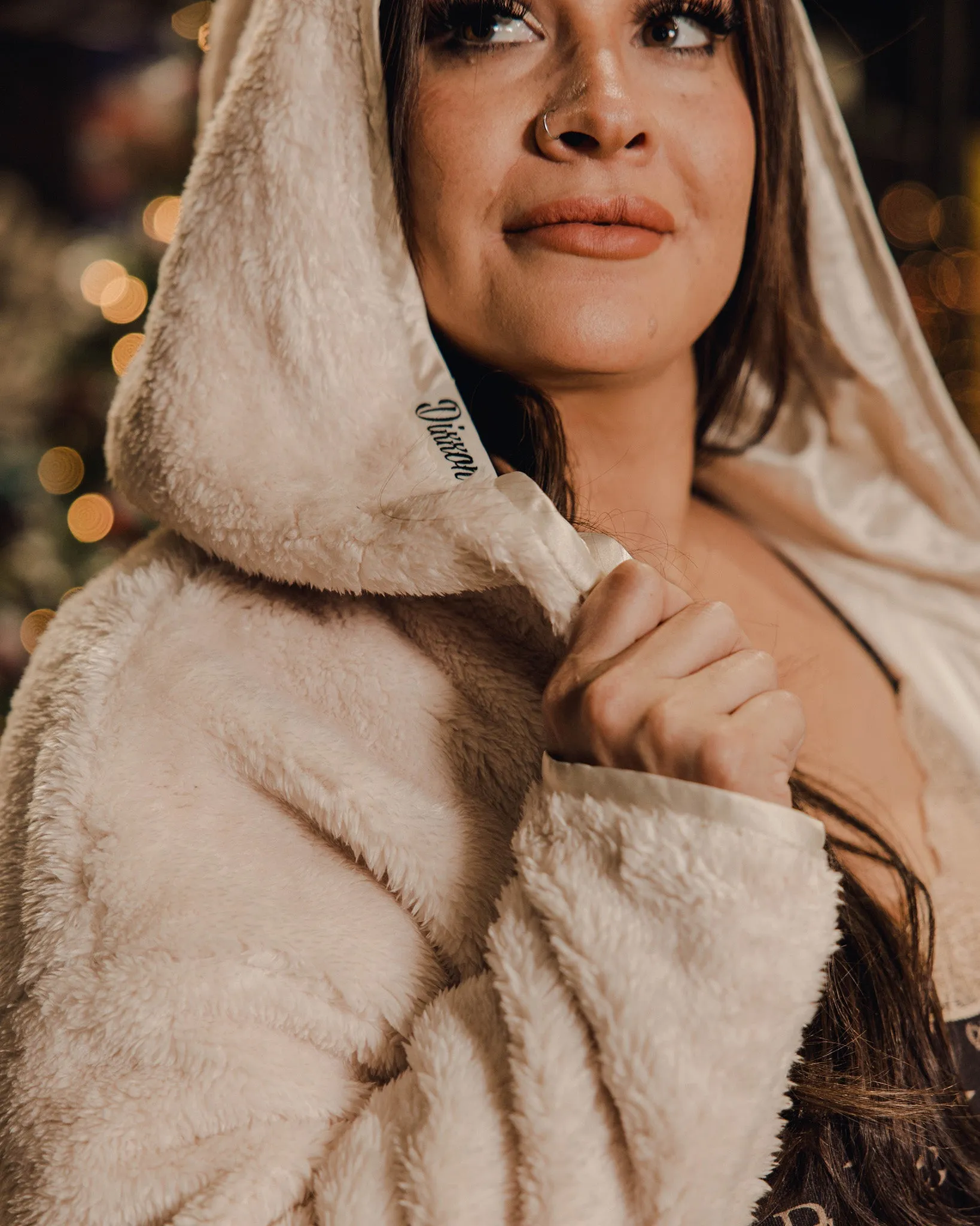 Women's Sherpa Cardigan - Latte