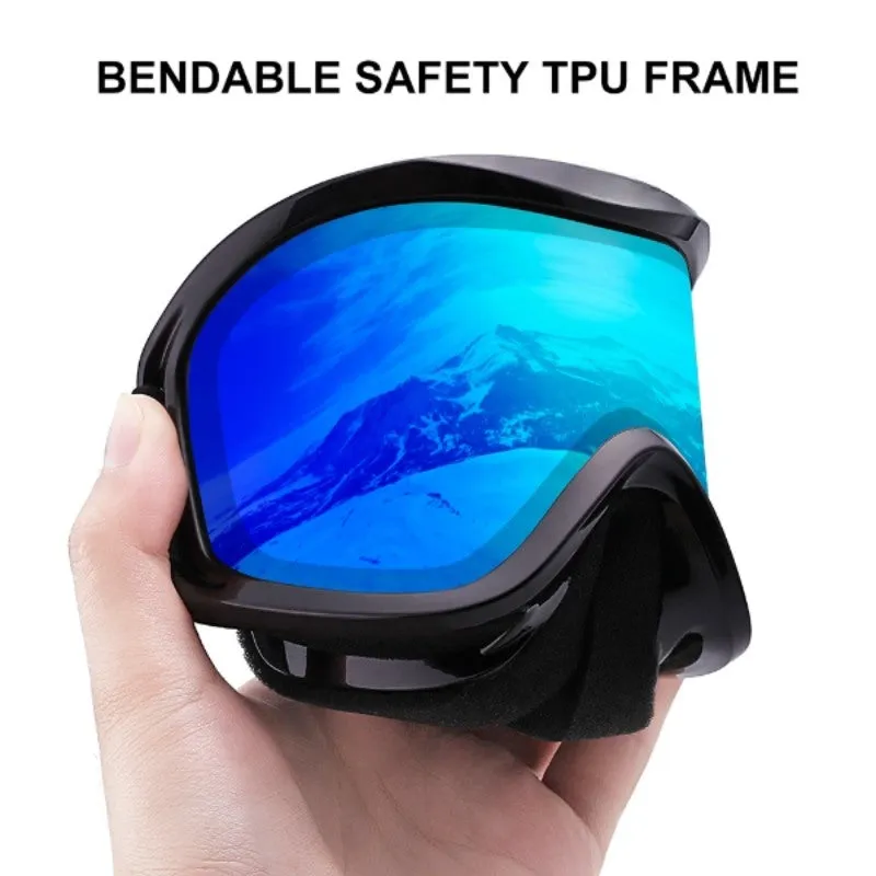 Yellow Extreme Ski And Snow Glasses