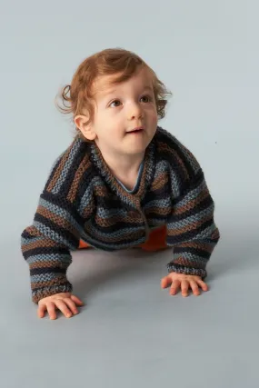 Yikes Stripes Cardigan (Knit)