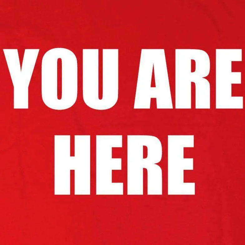 You Are Here T-Shirt As Worn By John Lennon